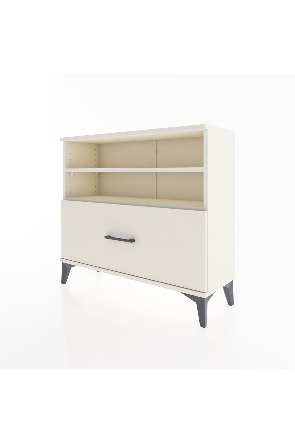 Arges Şifonyer 2 Raflı Tek Çekmeceli 88x30x80 - S03M013V1A