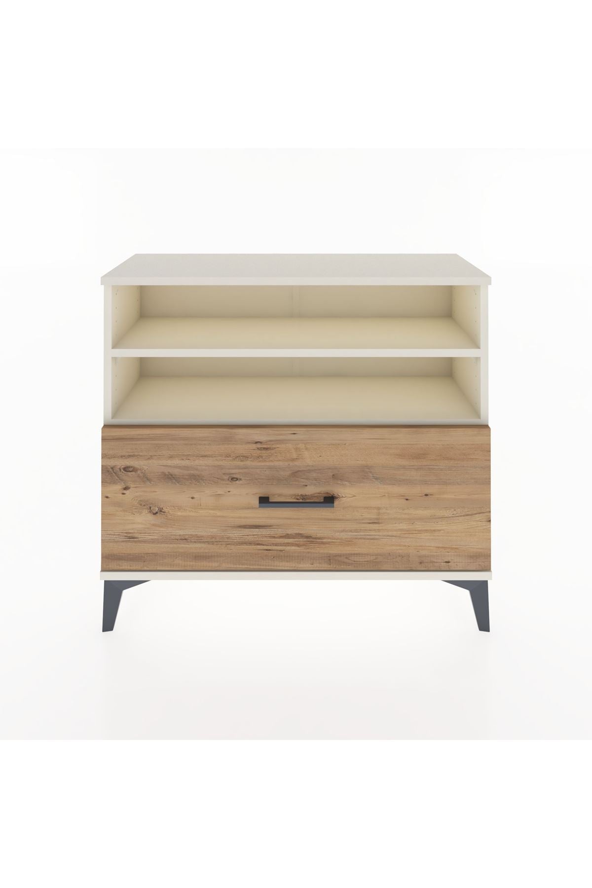 Arges Şifonyer 2 Raflı Tek Çekmeceli 88x30x80 - S03M013V3A