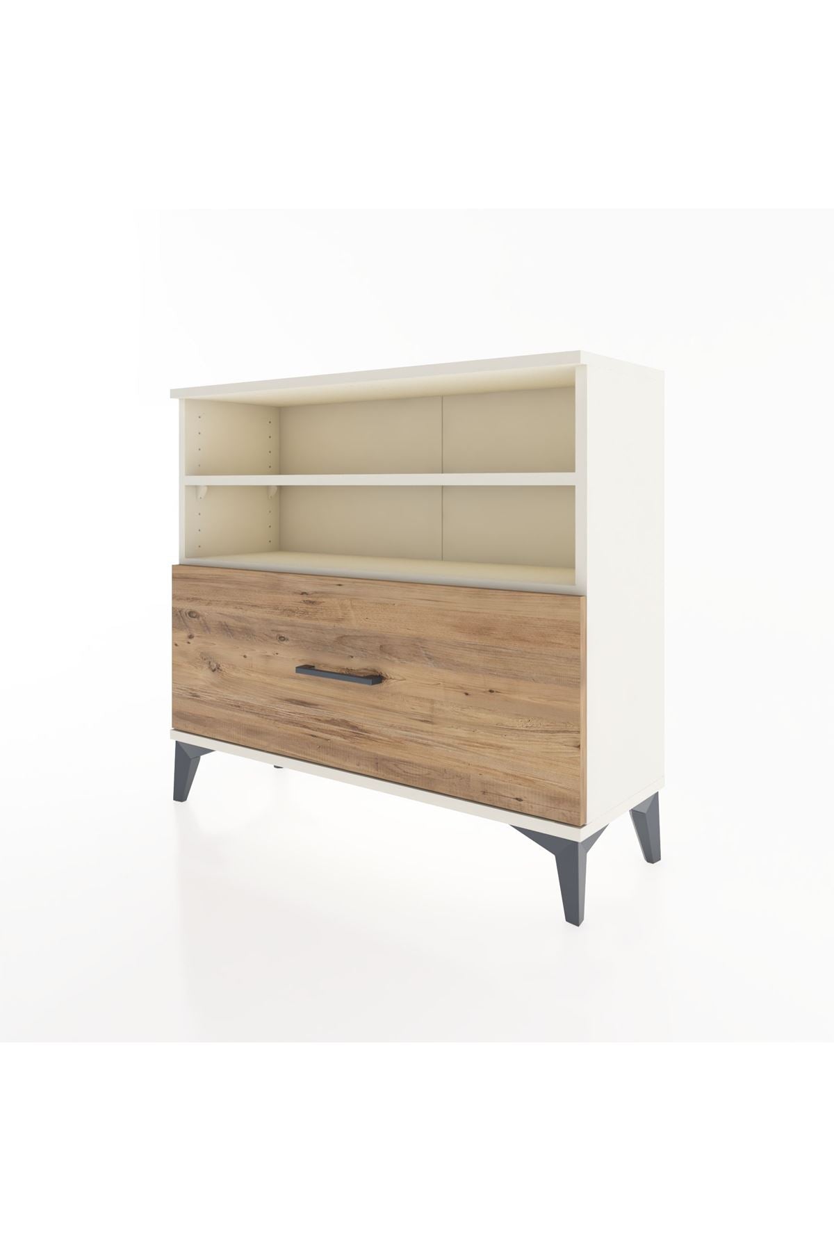 Arges Şifonyer 2 Raflı Tek Çekmeceli 88x30x80 - S03M013V3A