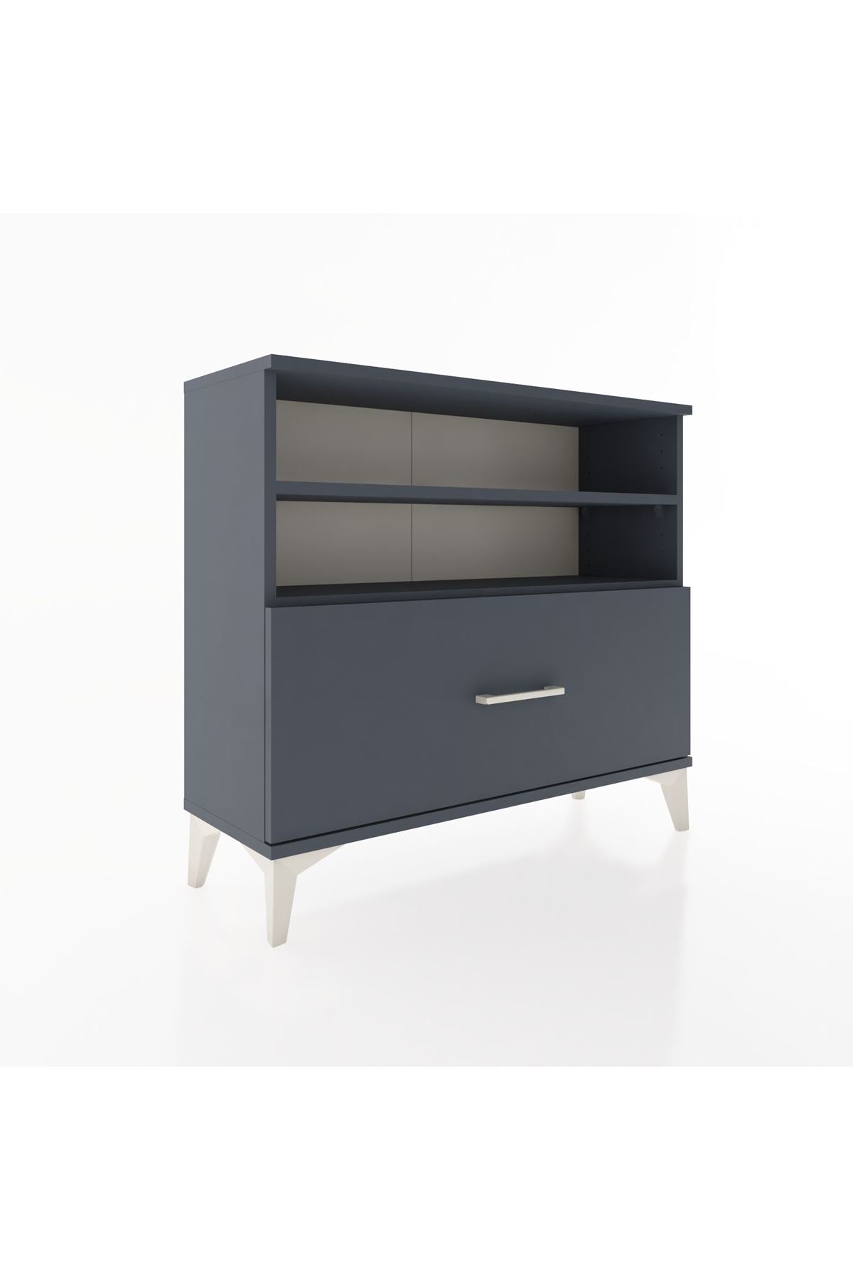 Arges Şifonyer 2 Raflı Tek Çekmeceli 88x30x80 - S03M013V5A