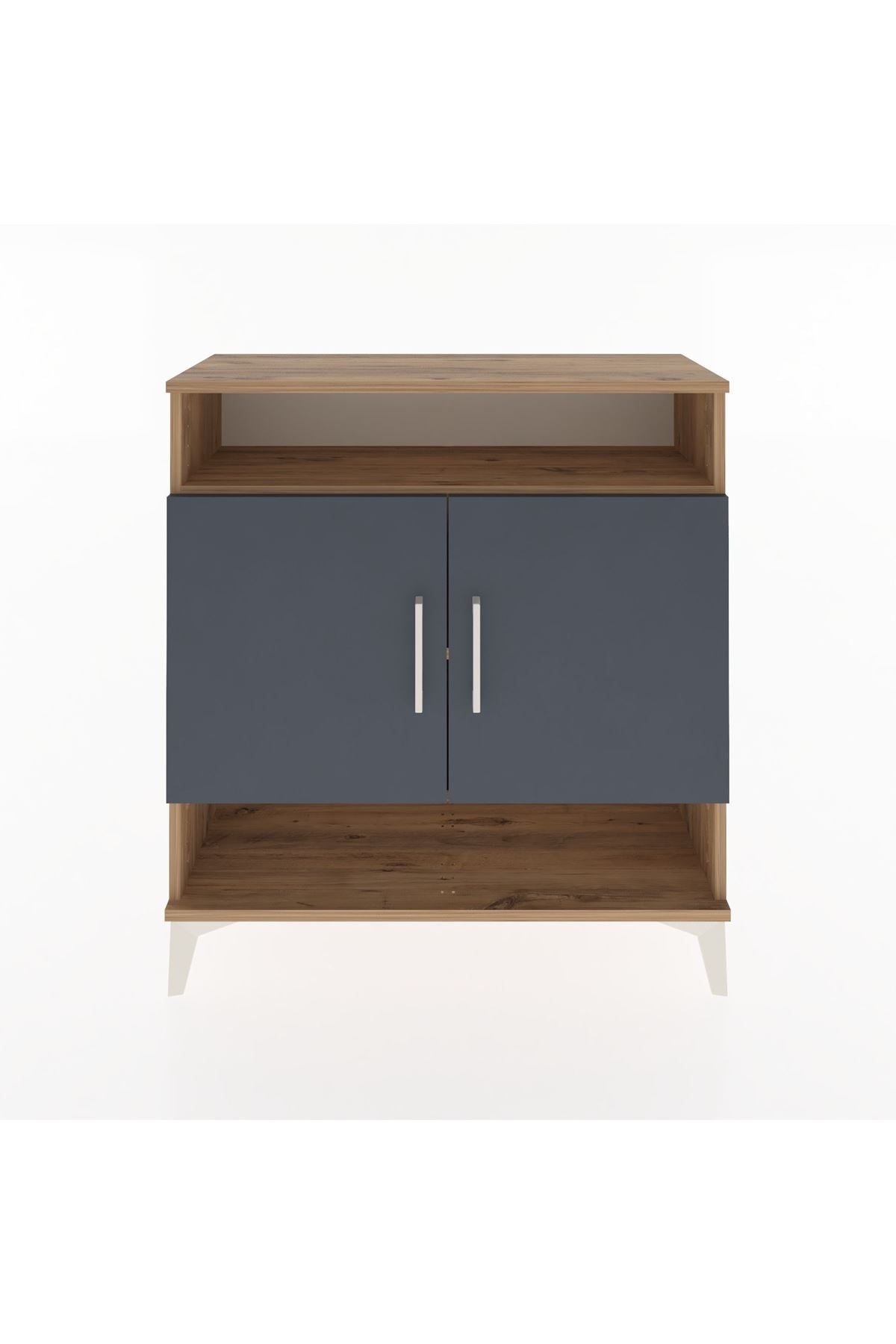 Arges Şifonyer 3 Raflı 2 Kapaklı 88x30x96 - S04M067V8A
