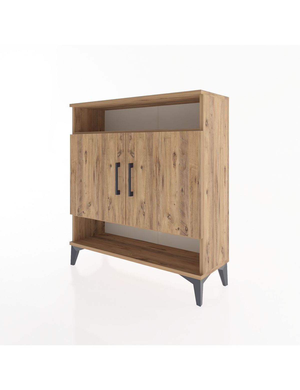 Arges Şifonyer 3 Raflı 2 Kapaklı 88x30x96 - S04M067V9A