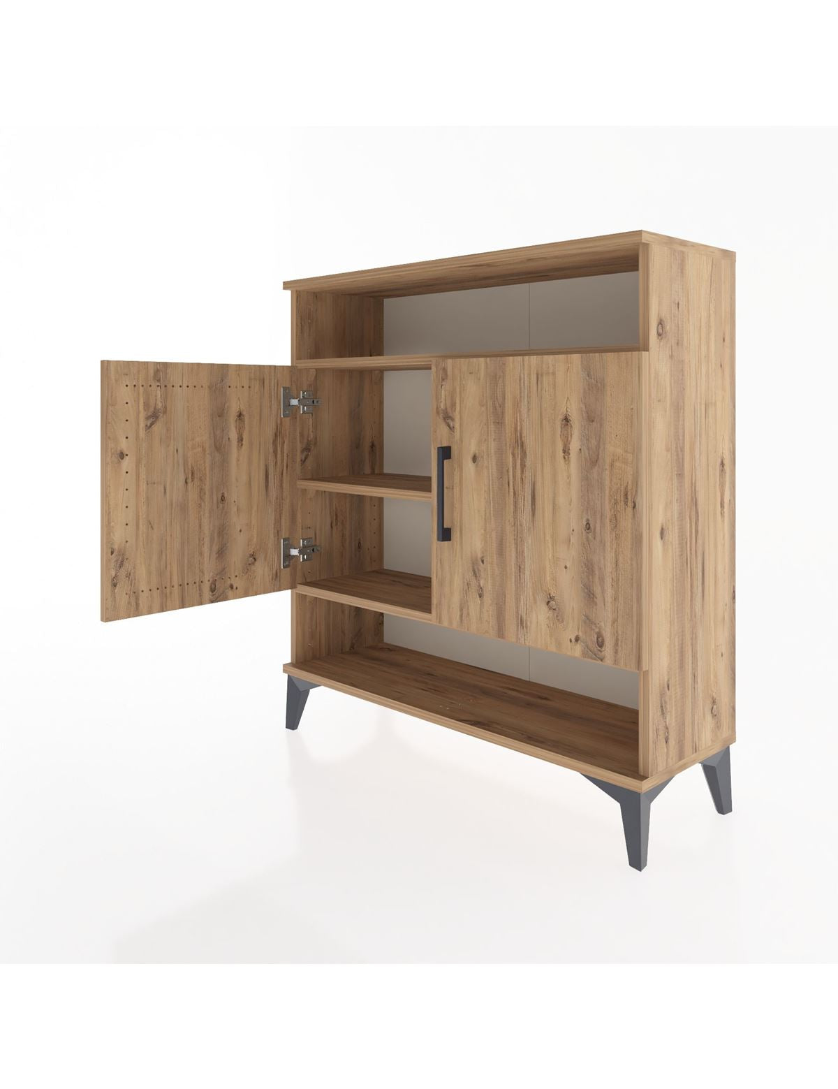 Arges Şifonyer 3 Raflı 2 Kapaklı 88x30x96 - S04M067V9A