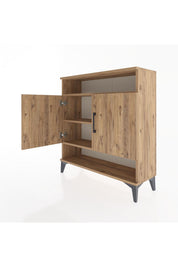Arges Şifonyer 3 Raflı 2 Kapaklı 88x30x96 - S04M067V9A