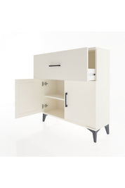 Arges Şifonyer Tek Raflı Tek Çekmeceli 2 Kapaklı 88x30x96 - S04M068V1A