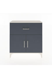 Arges Şifonyer Tek Raflı Tek Çekmeceli 2 Kapaklı 88x30x96 - S04M068V2A