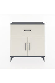 Arges Şifonyer Tek Raflı Tek Çekmeceli 2 Kapaklı 88x30x96 - S04M068V4A