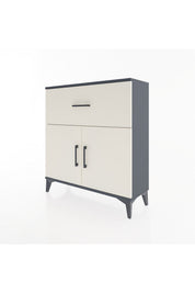 Arges Şifonyer Tek Raflı Tek Çekmeceli 2 Kapaklı 88x30x96 - S04M068V4A