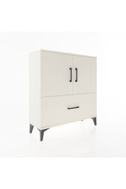 Arges Şifonyer 2 Raflı Tek Çekmeceli 2 Kapaklı 88x30x96 - S04M069V1A