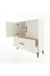 Arges Şifonyer 2 Raflı Tek Çekmeceli 2 Kapaklı 88x30x96 - S04M069V1A