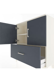 Arges Şifonyer 2 Raflı Tek Çekmeceli 2 Kapaklı 88x30x96 - S04M069V2A