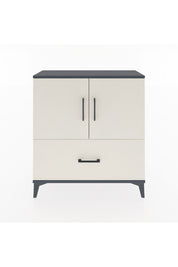 Arges Şifonyer 2 Raflı Tek Çekmeceli 2 Kapaklı 88x30x96 - S04M069V4A