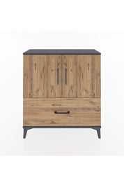 Arges Şifonyer 2 Raflı Tek Çekmeceli 2 Kapaklı 88x30x96 - S04M069V6A