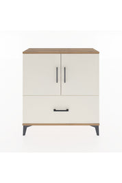 Arges Şifonyer 2 Raflı Tek Çekmeceli 2 Kapaklı 88x30x96 - S04M069V7A