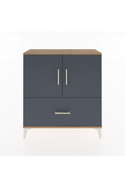 Arges Şifonyer 2 Raflı Tek Çekmeceli 2 Kapaklı 88x30x96 - S04M069V8A