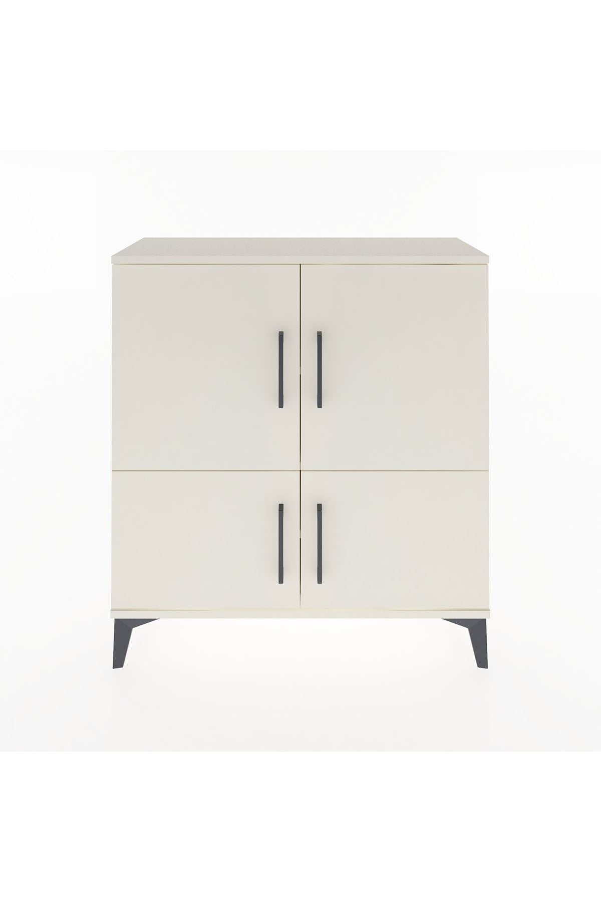 Arges Şifonyer 3 Raflı 4 Kapaklı 88x30x96 - S04M070V1A