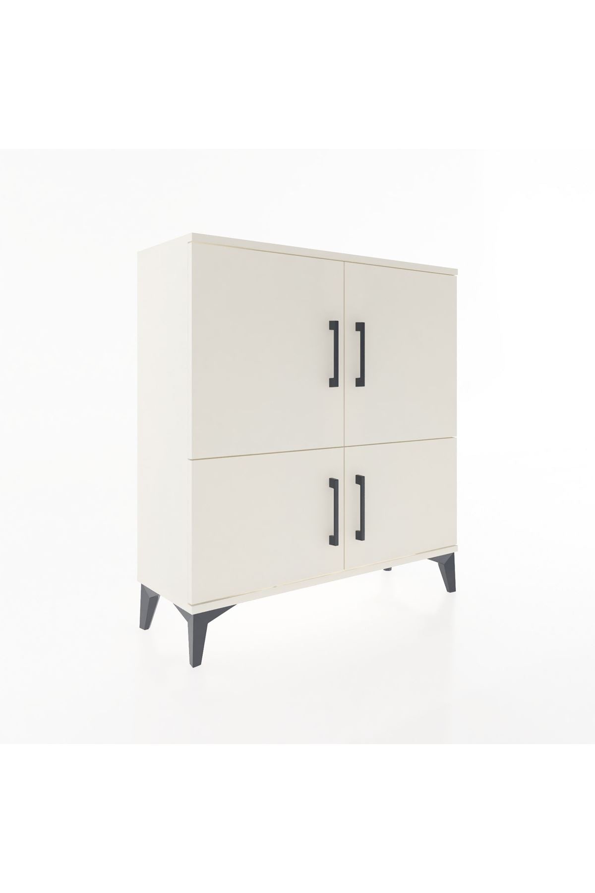 Arges Şifonyer 3 Raflı 4 Kapaklı 88x30x96 - S04M070V1A