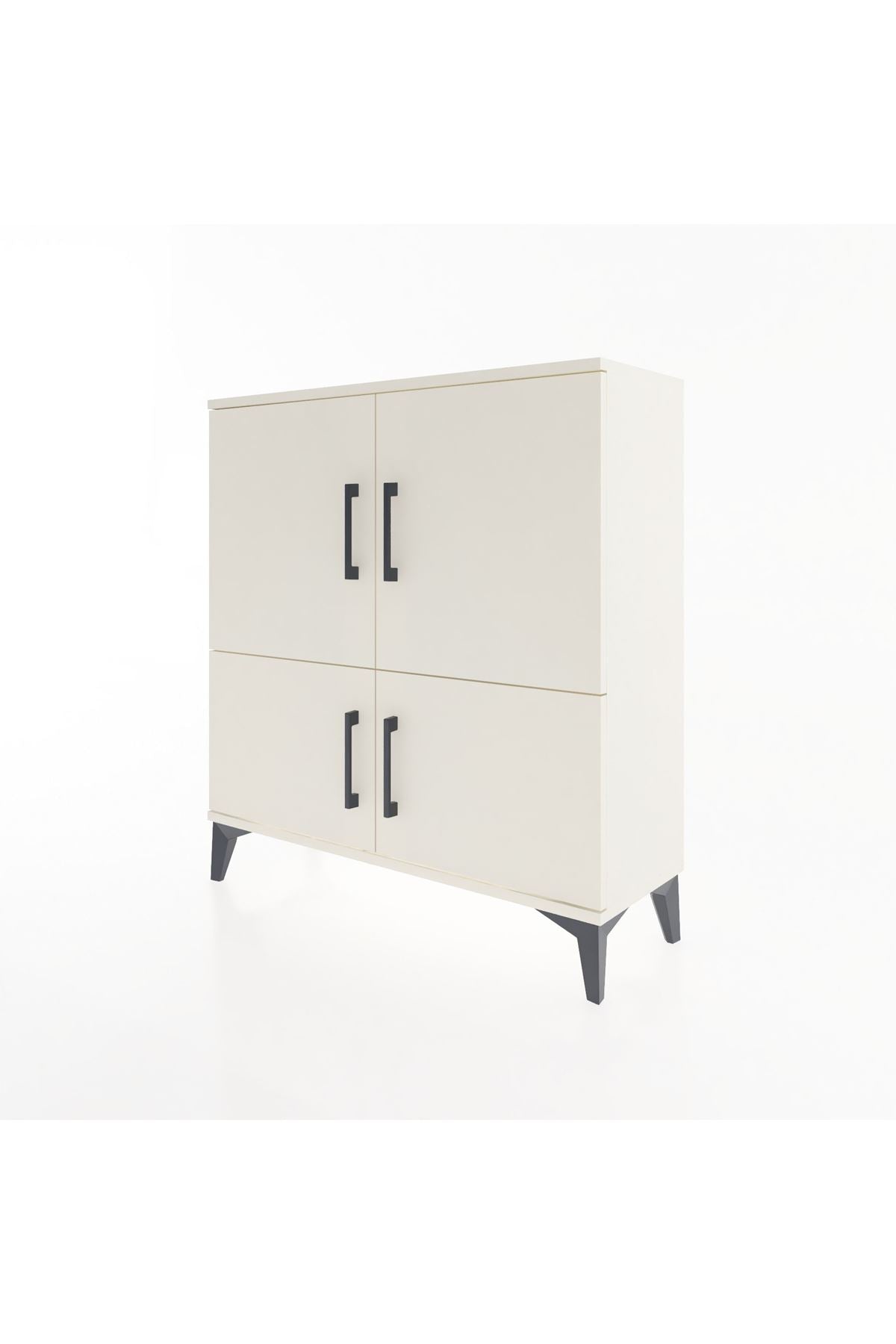 Arges Şifonyer 3 Raflı 4 Kapaklı 88x30x96 - S04M070V1A