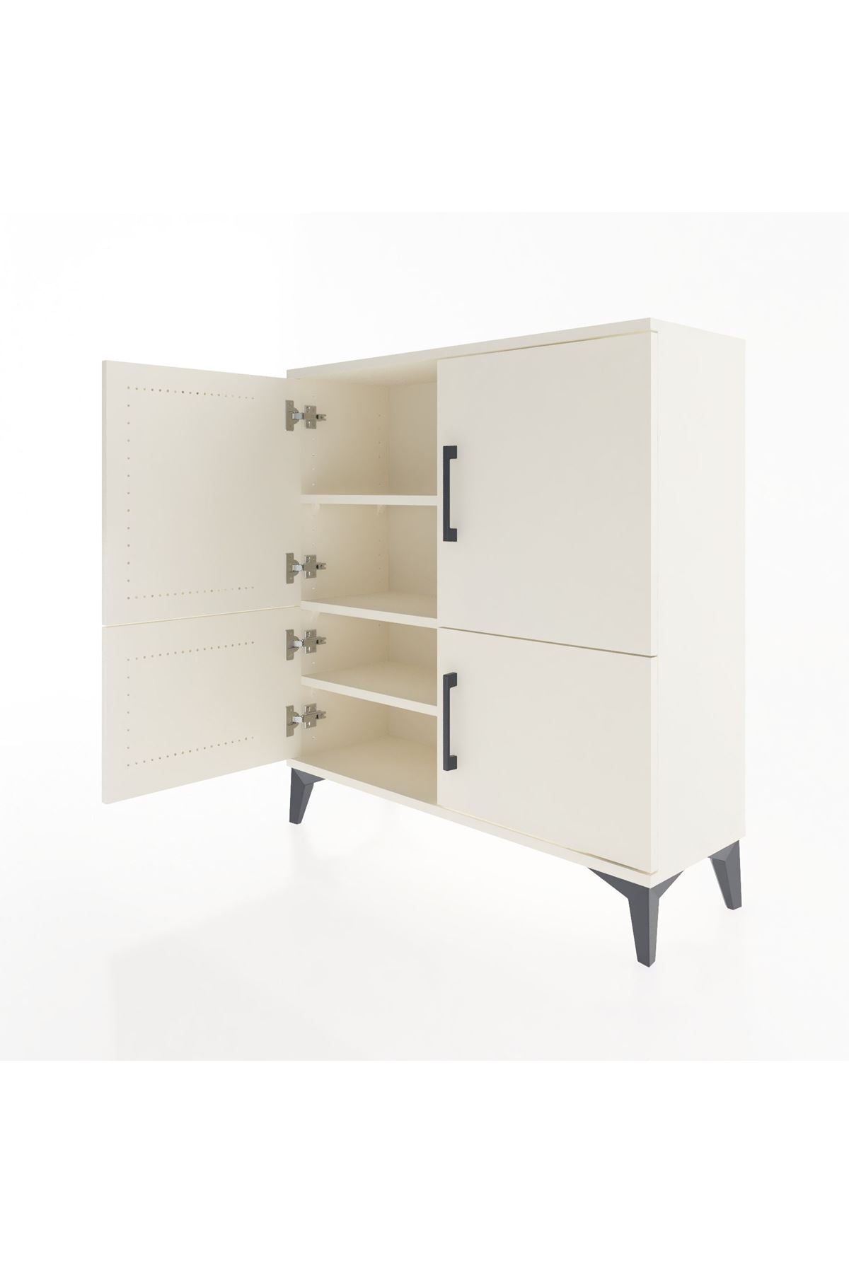 Arges Şifonyer 3 Raflı 4 Kapaklı 88x30x96 - S04M070V1A