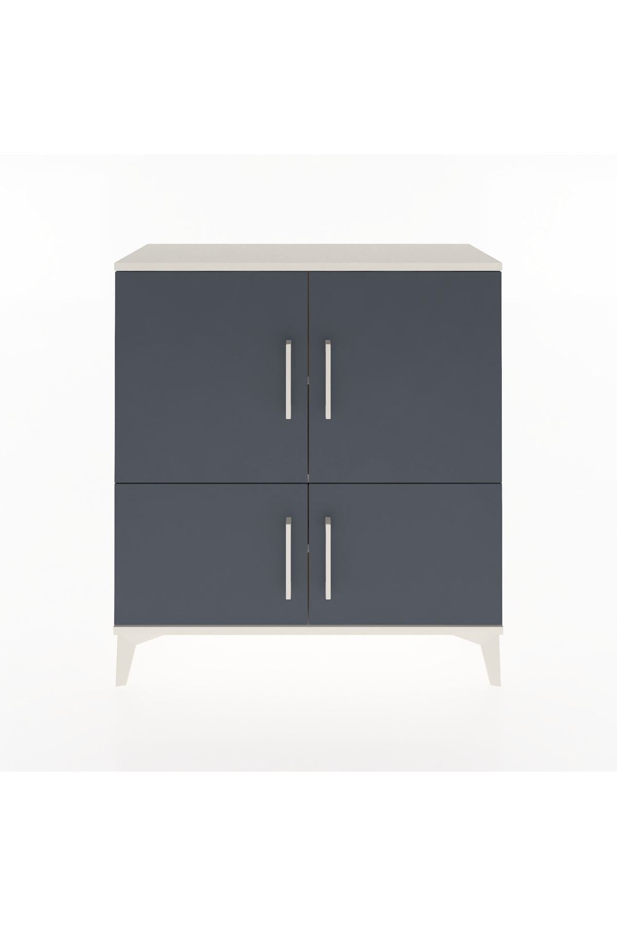 Arges Şifonyer 3 Raflı 4 Kapaklı 88x30x96 - S04M070V2A