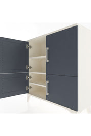 Arges Şifonyer 3 Raflı 4 Kapaklı 88x30x96 - S04M070V2A
