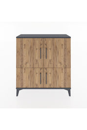 Arges Şifonyer 3 Raflı 4 Kapaklı 88x30x96 - S04M070V6A