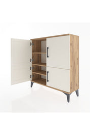 Arges Şifonyer 3 Raflı 4 Kapaklı 88x30x96 - S04M070V7A