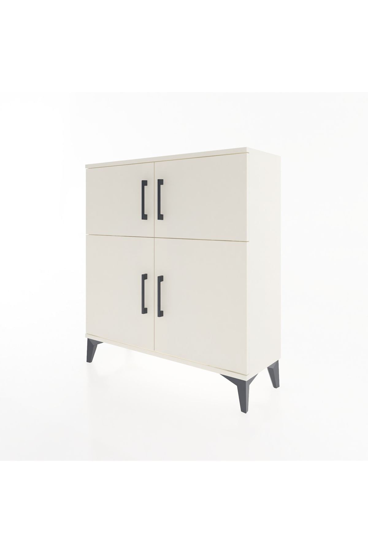 Arges Şifonyer 3 Raflı 4 Kapaklı 88x30x96 - S04M071V1A