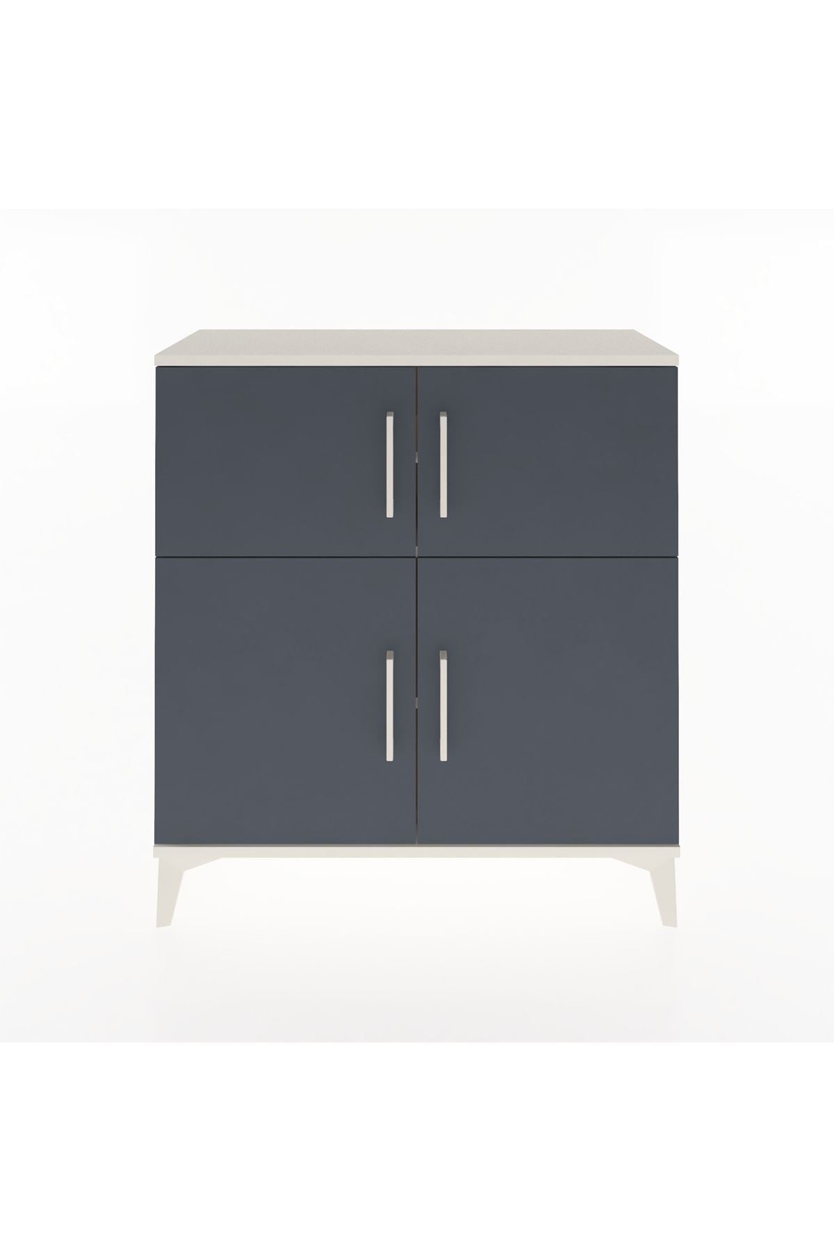 Arges Şifonyer 3 Raflı 4 Kapaklı 88x30x96 - S04M071V2A