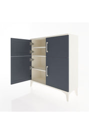 Arges Şifonyer 3 Raflı 4 Kapaklı 88x30x96 - S04M071V2A