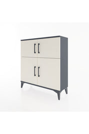 Arges Şifonyer 3 Raflı 4 Kapaklı 88x30x96 - S04M071V4A