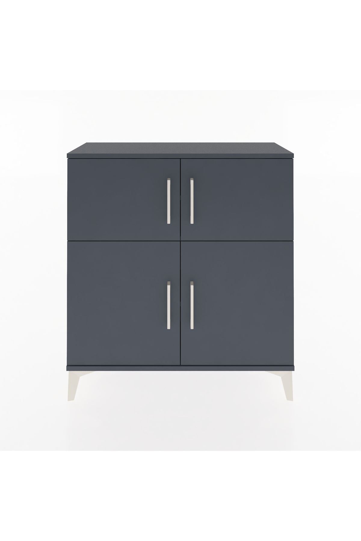 Arges Şifonyer 3 Raflı 4 Kapaklı 88x30x96 - S04M071V5A