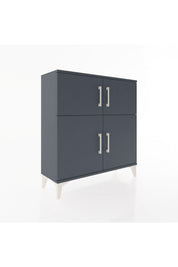 Arges Şifonyer 3 Raflı 4 Kapaklı 88x30x96 - S04M071V5A