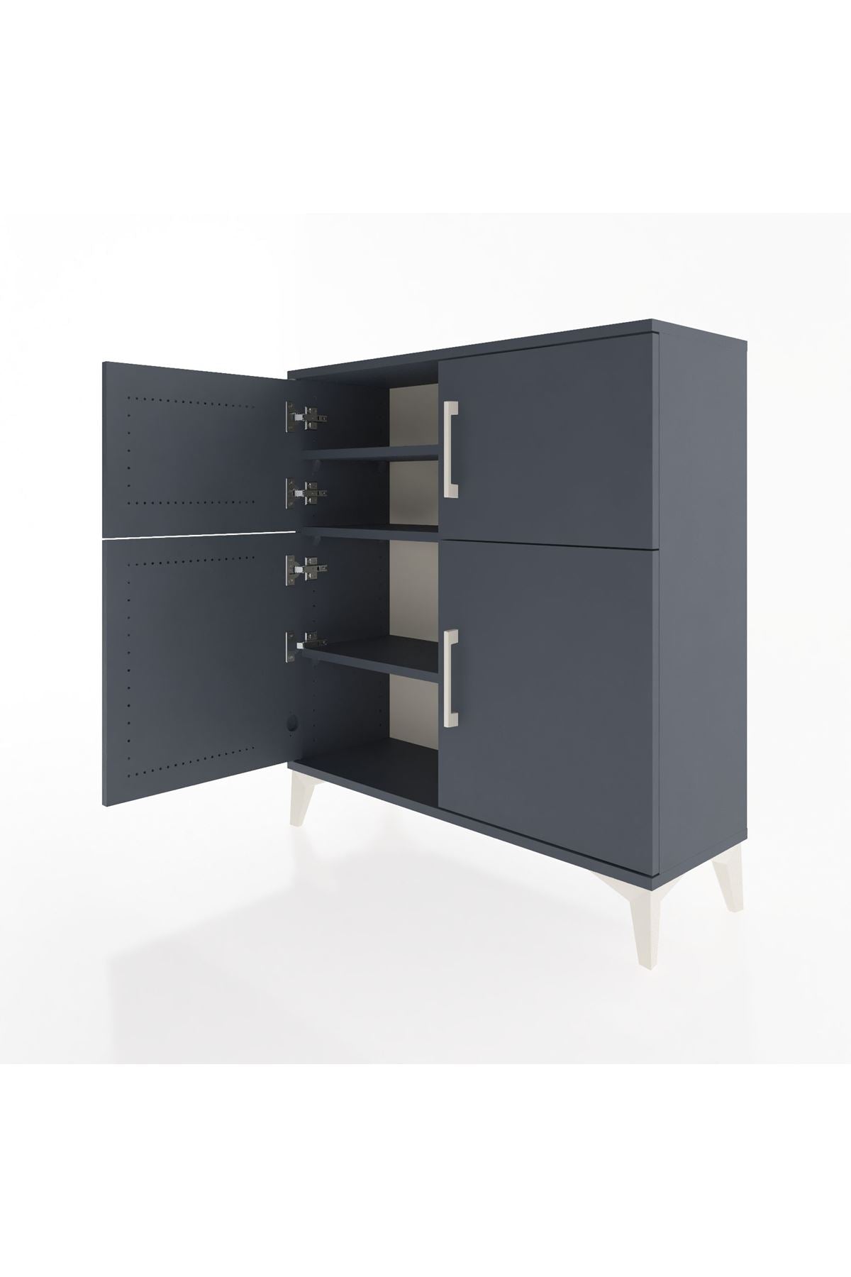 Arges Şifonyer 3 Raflı 4 Kapaklı 88x30x96 - S04M071V5A