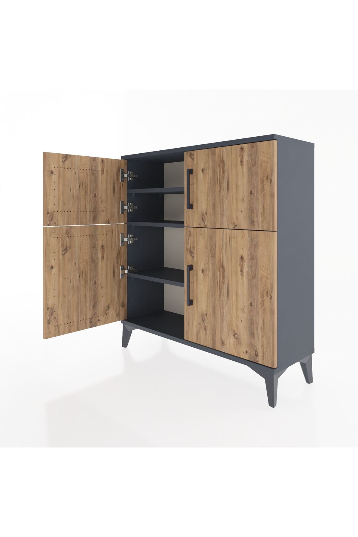 Arges Şifonyer 3 Raflı 4 Kapaklı 88x30x96 - S04M071V6A