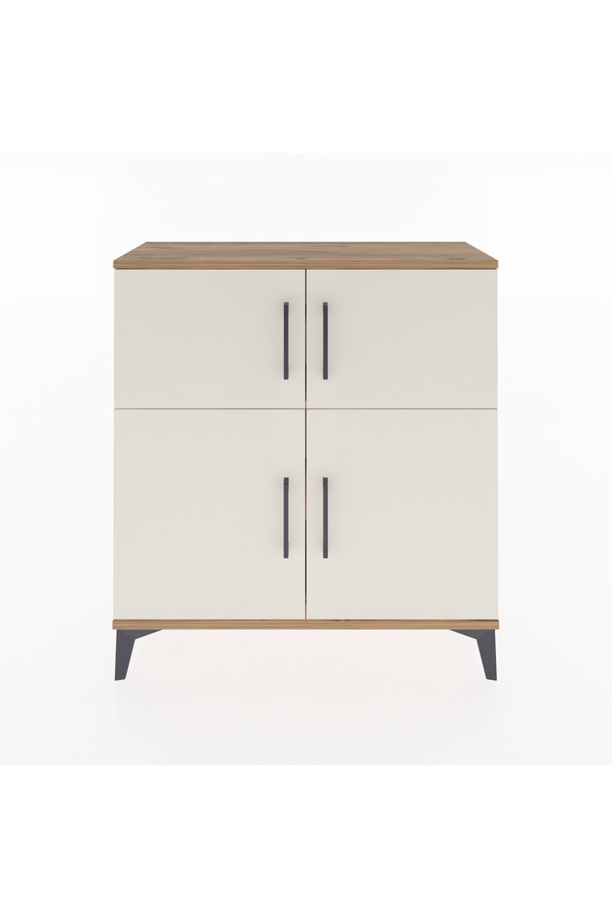 Arges Şifonyer 3 Raflı 4 Kapaklı 88x30x96 - S04M071V7A