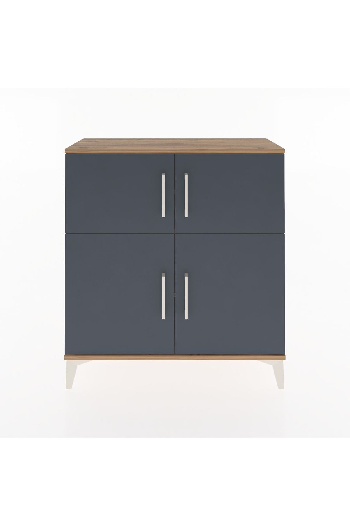 Arges Şifonyer 3 Raflı 4 Kapaklı 88x30x96 - S04M071V8A
