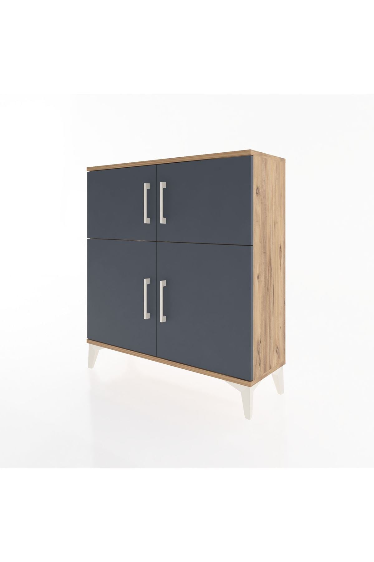Arges Şifonyer 3 Raflı 4 Kapaklı 88x30x96 - S04M071V8A