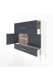 Arges Şifonyer 2 Raflı 2 Çekmeceli 2 Kapaklı 88x30x96 - S04M049V2A