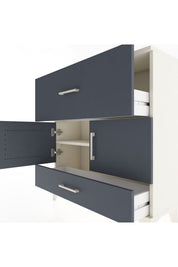 Arges Şifonyer 2 Raflı 2 Çekmeceli 2 Kapaklı 88x30x96 - S04M049V2A