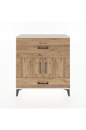 Arges Şifonyer 2 Raflı 2 Çekmeceli 2 Kapaklı 88x30x96 - S04M049V3A