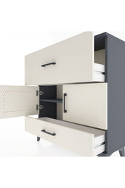 Arges Şifonyer 2 Raflı 2 Çekmeceli 2 Kapaklı 88x30x96 - S04M049V4A