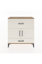 Arges Şifonyer 2 Raflı 2 Çekmeceli 2 Kapaklı 88x30x96 - S04M049V7A