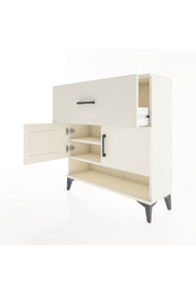 Arges Şifonyer 2 Raflı Tek Çekmeceli 2 Kapaklı 88x30x96 - S04M050V1A