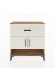 Arges Şifonyer 2 Raflı Tek Çekmeceli 2 Kapaklı 88x30x96 - S04M050V7A