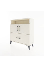 Arges Şifonyer 3 Raflı Tek Çekmeceli 2 Kapaklı 88x30x96 - S04M051V1A