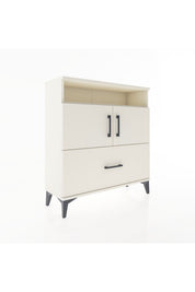 Arges Şifonyer 3 Raflı Tek Çekmeceli 2 Kapaklı 88x30x96 - S04M051V1A