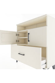 Arges Şifonyer 3 Raflı Tek Çekmeceli 2 Kapaklı 88x30x96 - S04M051V1A