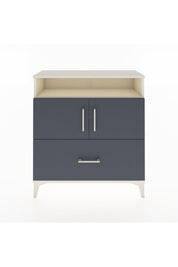 Arges Şifonyer 3 Raflı Tek Çekmeceli 2 Kapaklı 88x30x96 - S04M051V2A