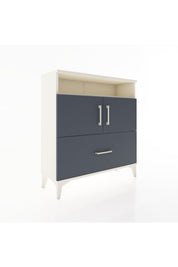 Arges Şifonyer 3 Raflı Tek Çekmeceli 2 Kapaklı 88x30x96 - S04M051V2A
